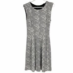 Dynamite white monochrome floral  skater dress